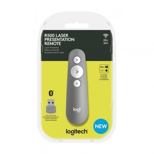 LOGITECH R500S PARA PRESENTACIONES/ BLUETOOTH/ GRIS MEDIO