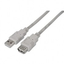 Cable Alargador USB 2.0 Aisens A101-0017 USB Macho - USB Hembra 3m Negro de  AISENS en Alargadores USB Erson Tecnología