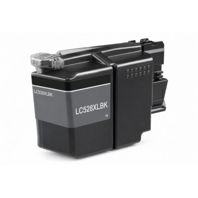 Brother LC528XL Negro Cartucho de Tinta Pigmentada Generico - Reemplaza LC528XLBK