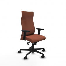 Piqueras y Crespo Albacete direcci?n sincro bali marr?n brazos 2D base nailon ruedas 65 nailon