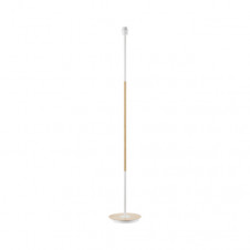Arm.pie Salon Tropico 1xe27 Blanco/haya 148x25x25cm