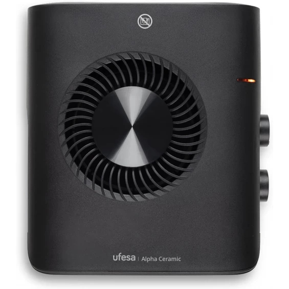 Calefactor cerámico Ufesa Alpha Ceramic, 2.000 W, 3 niveles, negro - imagen 5