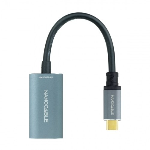 Conversor USB-C a DisplayPort GRIS NANOCABLE