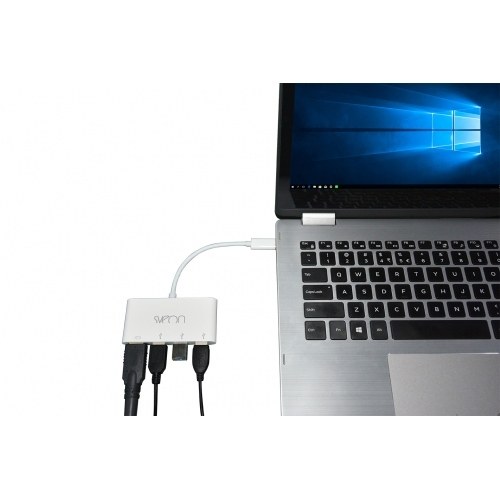 Docking USB 3.1 Tipo C con 3 puertos USB 3.0 y HDMI 4K Sveon SCT502