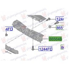 REFUERZO SUPERIOR PARA PARACHOQUE DELANTERO (O)