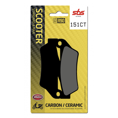 CT Scooter Carbon Tech Organic Brake Pads SBS 151CT