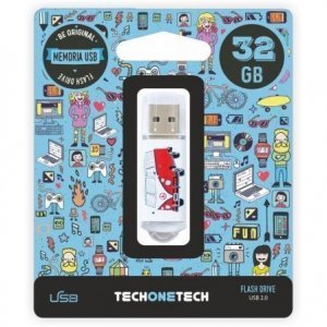 Memoria USB Pendrive 32GB Tech One Tech Camper VAN-VAN USB 2.0