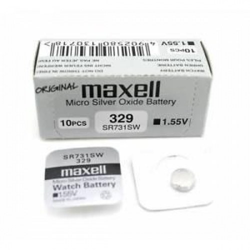 MAXELL PILA OXIDO PLATA (364) SR621SW CAJA*10