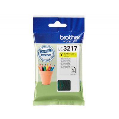 Brother LC3217 Amarillo Cartucho de Tinta Original - LC3217Y