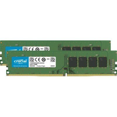 Memoria ram ddr4 32gb 2x16gb crucial dimm - 3200 mhz - pc4 25600 - cl22