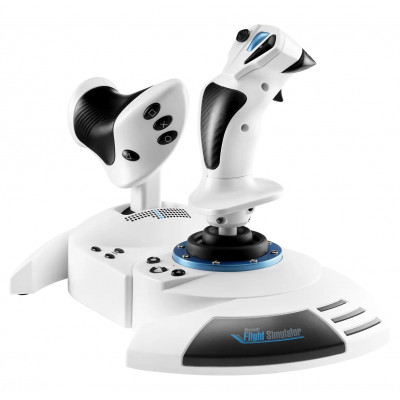 Thrustmaster T.Flight Hotas 5 Microsoft Flight Simulator Edition Blanco USB Simulador de Vuelo Digital PC, PlayStation 5, PlayStation 4