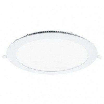 Downlight Iglux LS-102118-FB V2/ Circular/ Ø220 x 19mm/ Potencia 18W/ 1700 Lúmenes/ 6000ºK/ Blanco