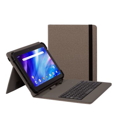 FUNDA TECLADO USB DE 9,7 A 10.5 BEIGE