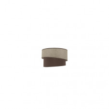 Pantalla Colgante/sobrem Alto Hara E27 Marron 30dx25dx20h