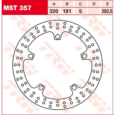 Discos de freno TRW MST357