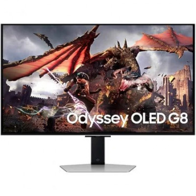 Smart Monitor Gaming Samsung Odyssey OLED G8 S32DG800SU 32/ 4K/ 0.03ms/ 240Hz/ Multimedia/ Regulable en Altura/ Plata