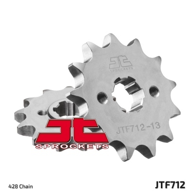 Piñón JT SPROCKETS acero estándar 712 - Paso 428 ?JTF712.13