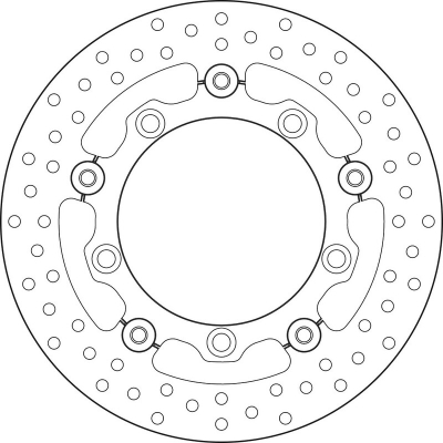 Disco de freno flotante Brembo 78B40839 78B40839