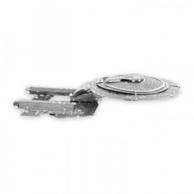 MAQUETA 3D METAL FASCINATIONS STAR TREK U.S.S. ENTERPRISE MONTAJE SIN PEGAMENTO NI SOLDADURA