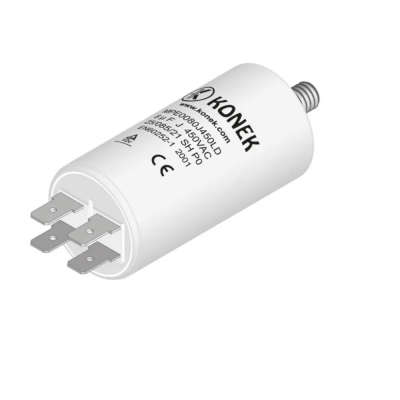 Condensador MOTOR 8uF 450Vac FASTON + M8 KONEK Medidas 34x68mm