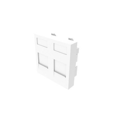 Panel para 2 Base RJ45 en 100800x
