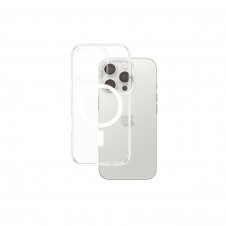 PanzerGlass PG HardC White MagS iPhone 16Pro 6.3Inch funda para teléfono móvil Transparente