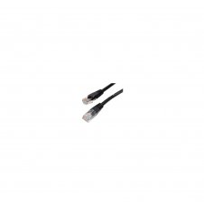 Gembird PP12-0.5M/BK Latiguillo de red rj45 cat5e 0.5m negro