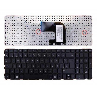 Teclado compatible para portátil HP dv6-7000 sin marco negro