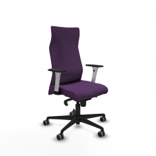 Piqueras y Crespo Albacete direcci?n sincro bali morado brazos 1D blancos base nailon ruedas 65 engomadas