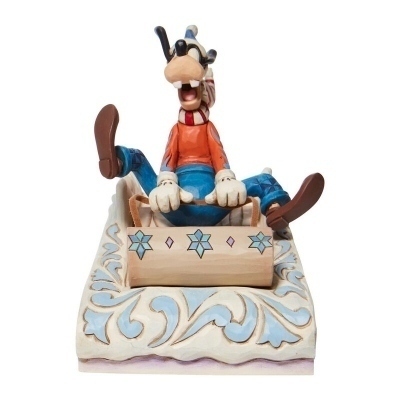 Figura enesco disney disney traditions goofy en trineo