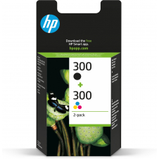 HP 300 Cartucho Tinta Original Negro y Tricolor Pack