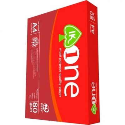 Paquete de 500 Folios A4 210x297mm 80gr - Ik One