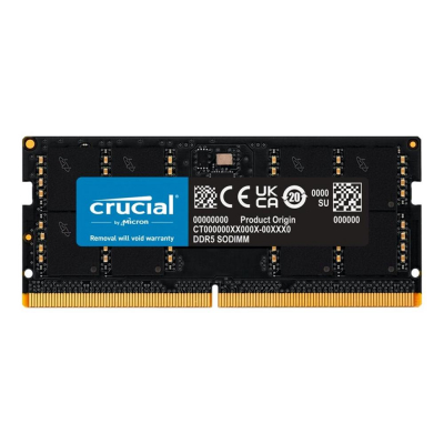 Memoria ram ddr5 64gb crucial - sodimm - 5600 mhz - pc5 44800 - cl46