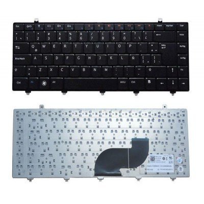 Teclado compatible para portátil DELL studio 14 / 1450 / 1470 / 14z series negro latino