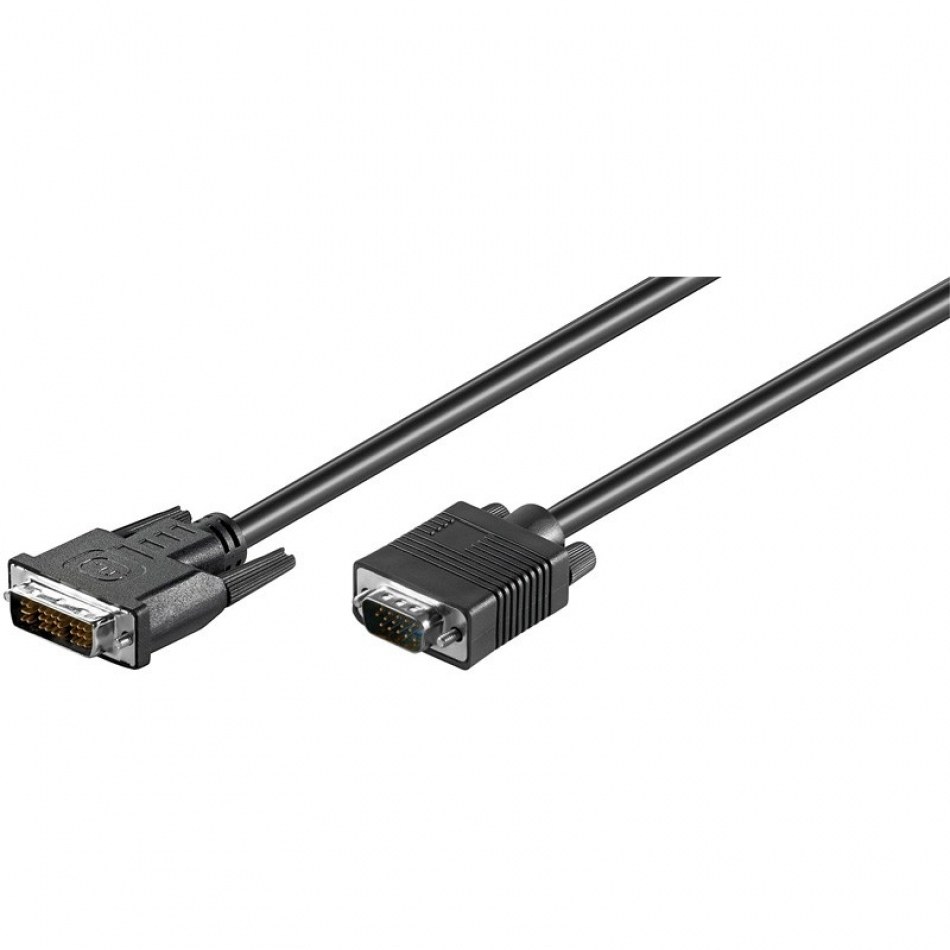Cable DVI 12+5 Macho a VGA Macho 3mts