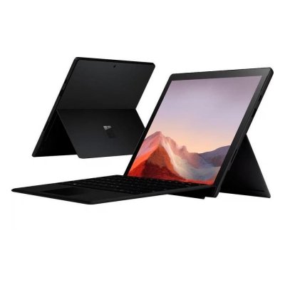 Portátil / Tablet Reacondicionado Microsoft Surface Pro 7+ 1960 12.3\ táctil / I5-11th / 8GB / 256Gb SSD / Win 10 Pro / Teclado con kit de conversion / Negro / Grado A