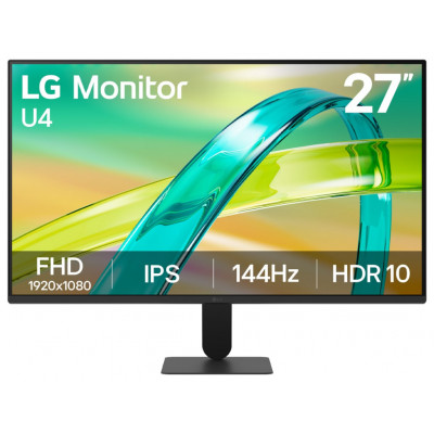 MONITOR LG 27U411B-B 27 FHD 144HZ IPS HDR10 FREESYNC SIN MARCOS
