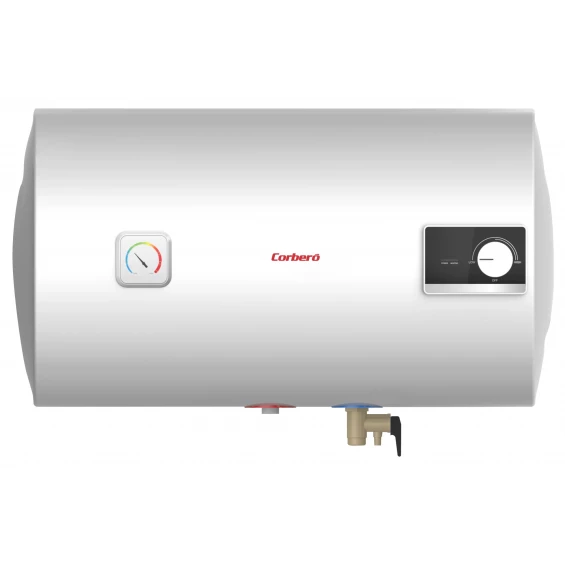 Termo eléctrico horizontal Corberó CTMA80H, 74 litros, 1.500 W, horizontal, clase C, blanco