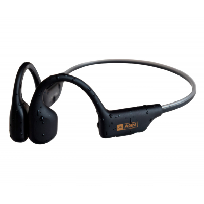 Auriculares de Conducción Ósea AGM Motion Buds 2 - Inalámbricos | BT 5.3 | IPX6 | Negro