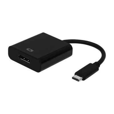 Aisens - Conversor Usb-C A Displayport 4K@60Hz, Usb-C/M-Dp/H, Negro, 1