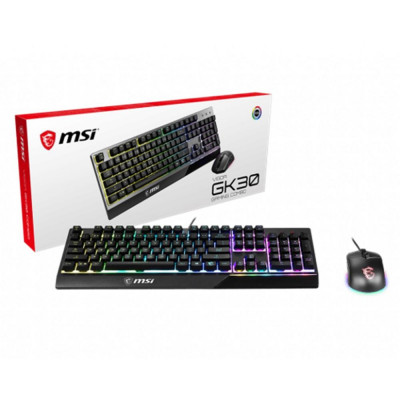 Teclado + raton gaming msi vigor ck30 negro