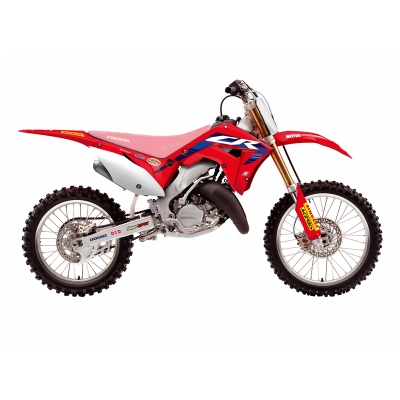 Kit de adhesivos + funda de asiento BLACKBIRD Replica Team HRC 22 - Honda CR 8149R22