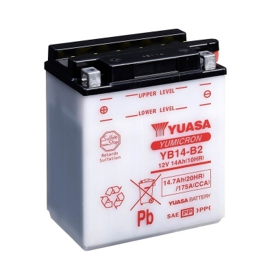 Batería Yuasa YB14-B2 Combipack (con electrolito) YB14-B2 (CP)