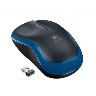 Ratón Inalámbrico Logitech M185/ Hasta 1000 DPI/ Azul