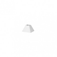 Pantalla Piramide Mezzo Pinza Blanco 12dx7dx10h Tejido Popelin