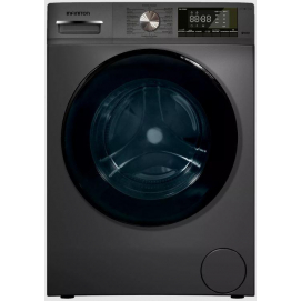 Lavadora Infiniton WM-S72ADX, 9kg, 1400rpm, clase A, 45 kWh año, 76dB, 15 programas, Vapor, Inverter, display LED, dark inox