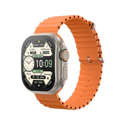 Smartwatch XO M11 Ultra - Pantalla curva 2,01 | Llamadas Bluetooth | NFC | Tensiometro y pulsómetro | Color naranja