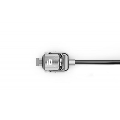 CL15 cable antirrobo Negro, Plata