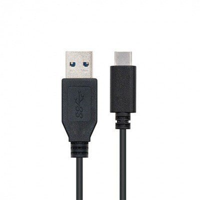 CABLE USB(A) 3.1 A USB(C) 1M NEGRO