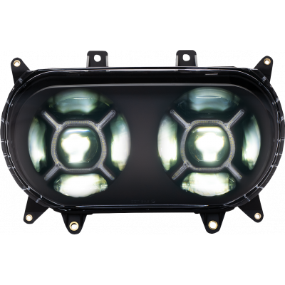 Double-X LED Headlight CUSTOM DYNAMICS CD-RG-H-B